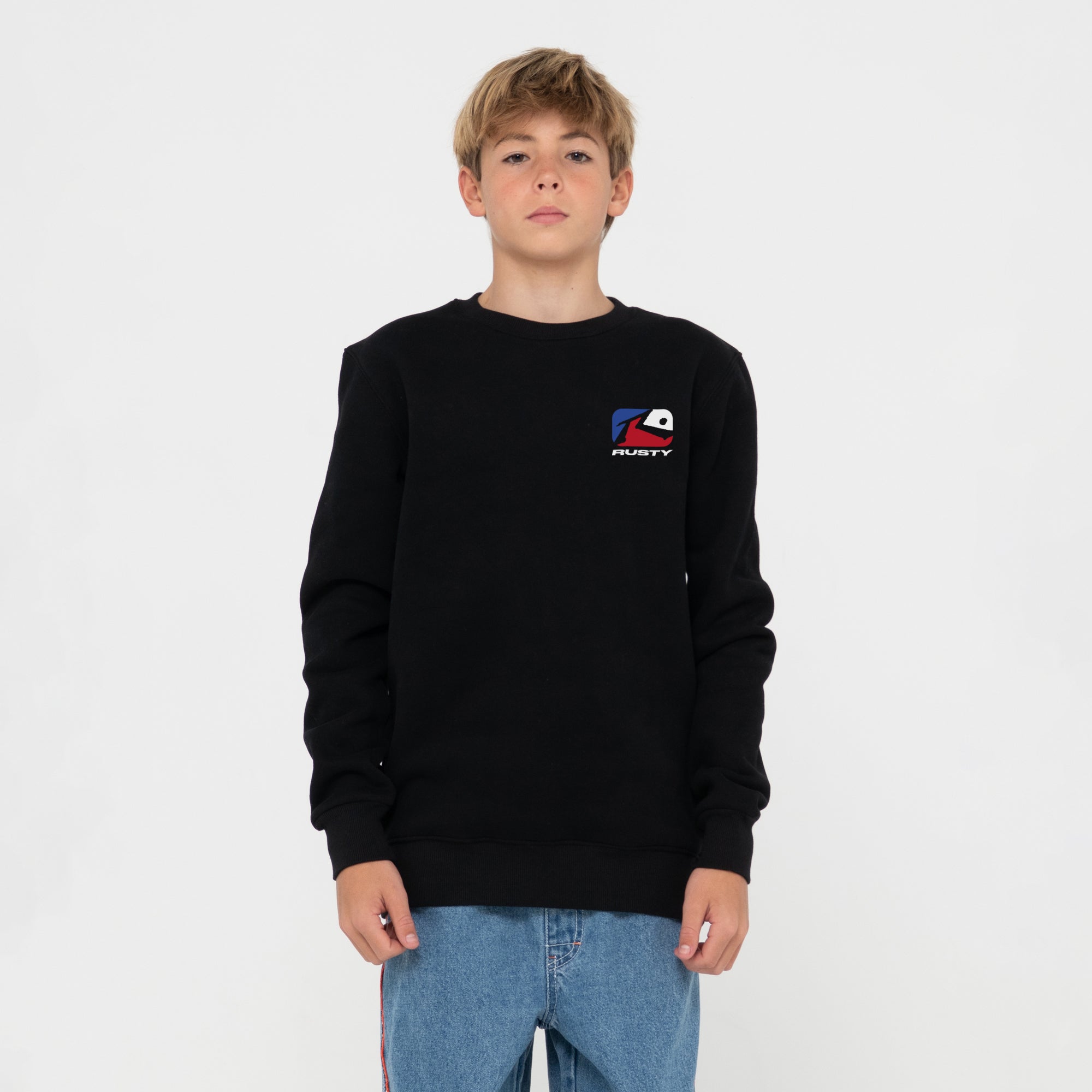 Buzo Rusty Phenom Crew Jr Black