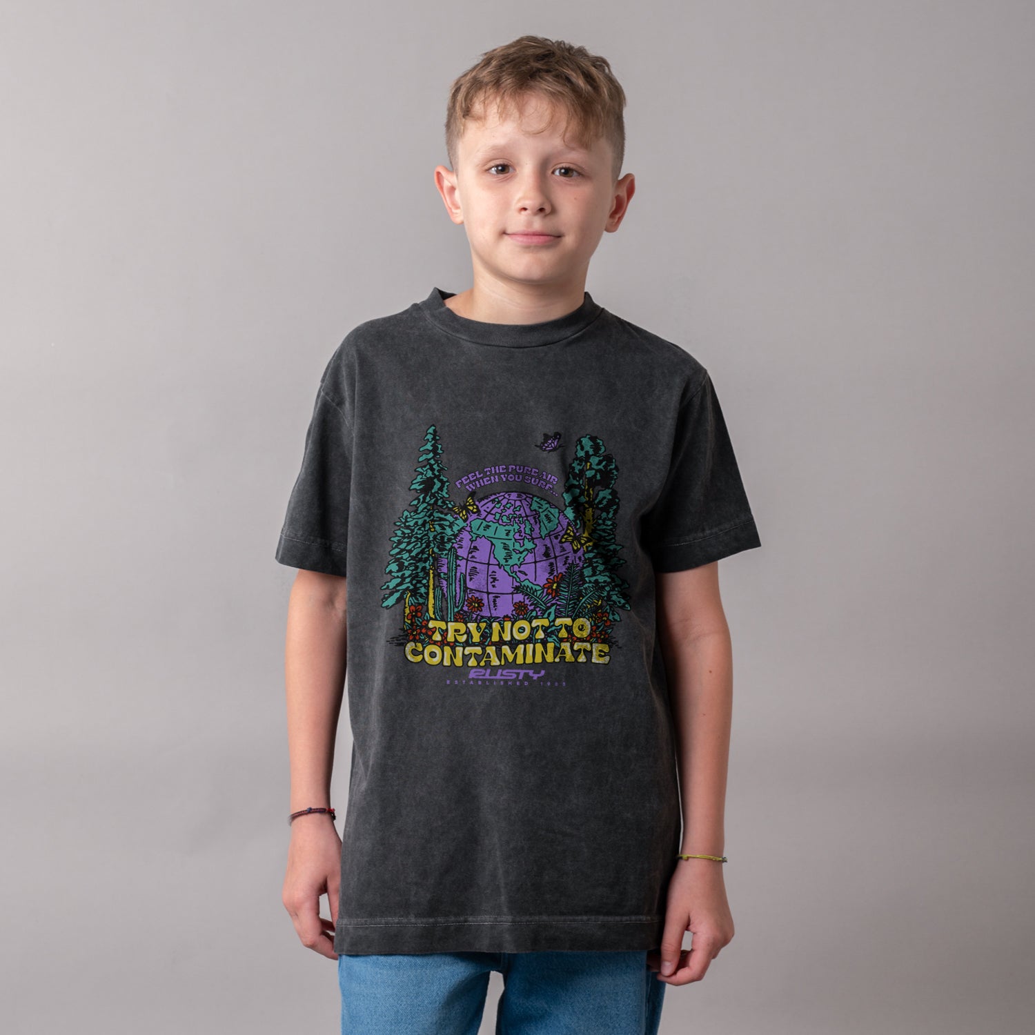 Remera Rusty Fosters Jr Process Black