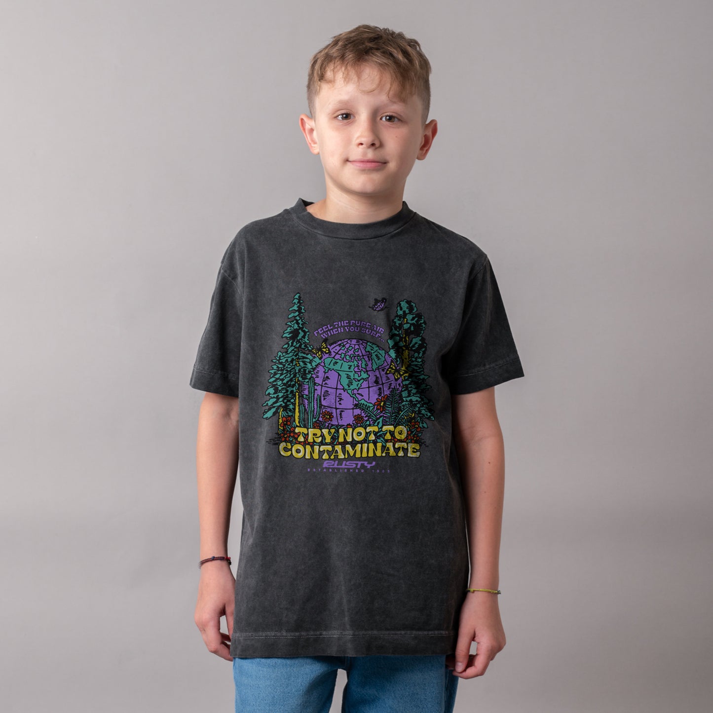 Remera Rusty Fosters Jr Process Black