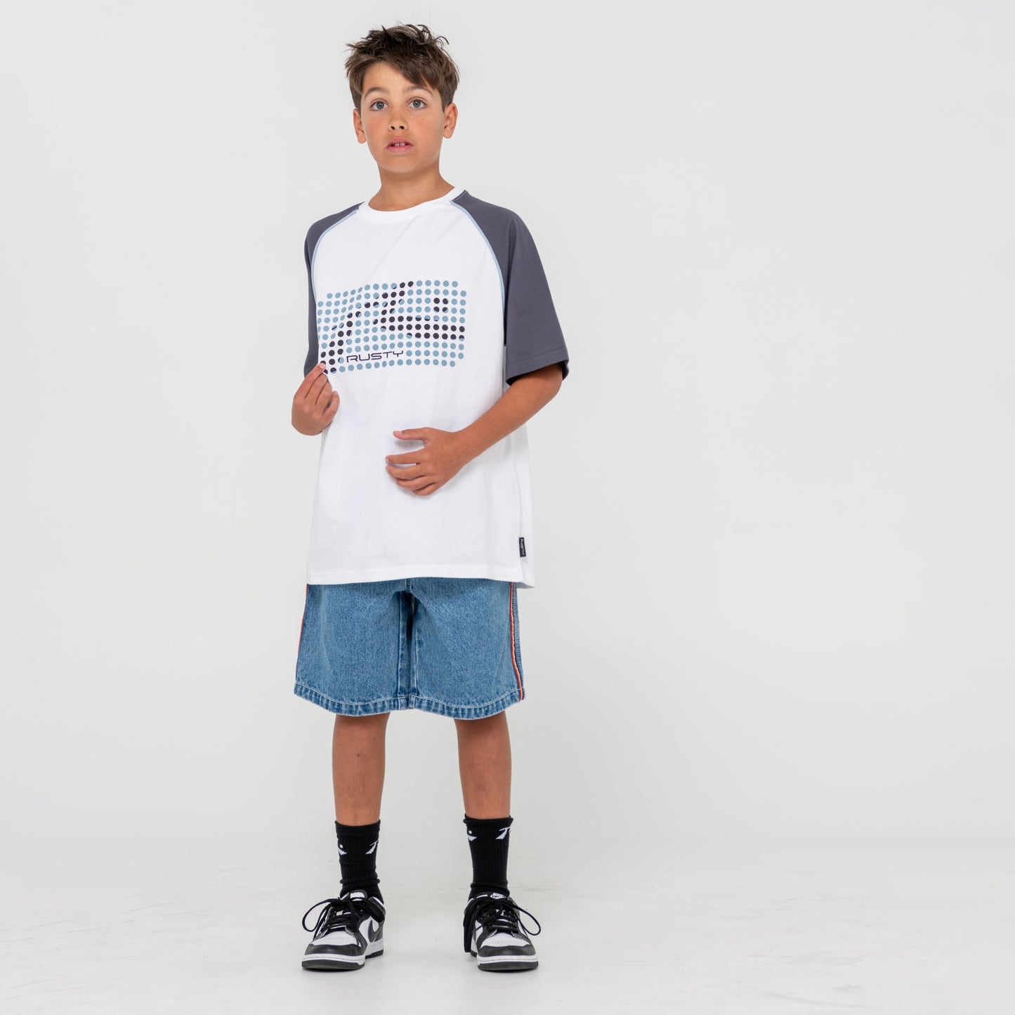 Remera Rusty Starex Jr White