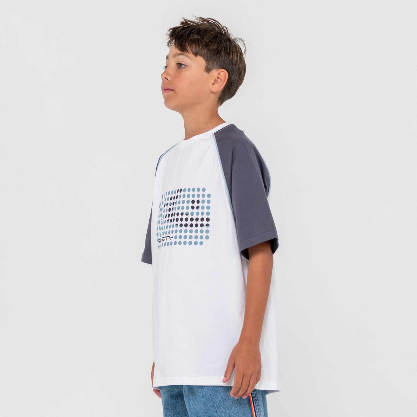 Remera Rusty Starex Jr White