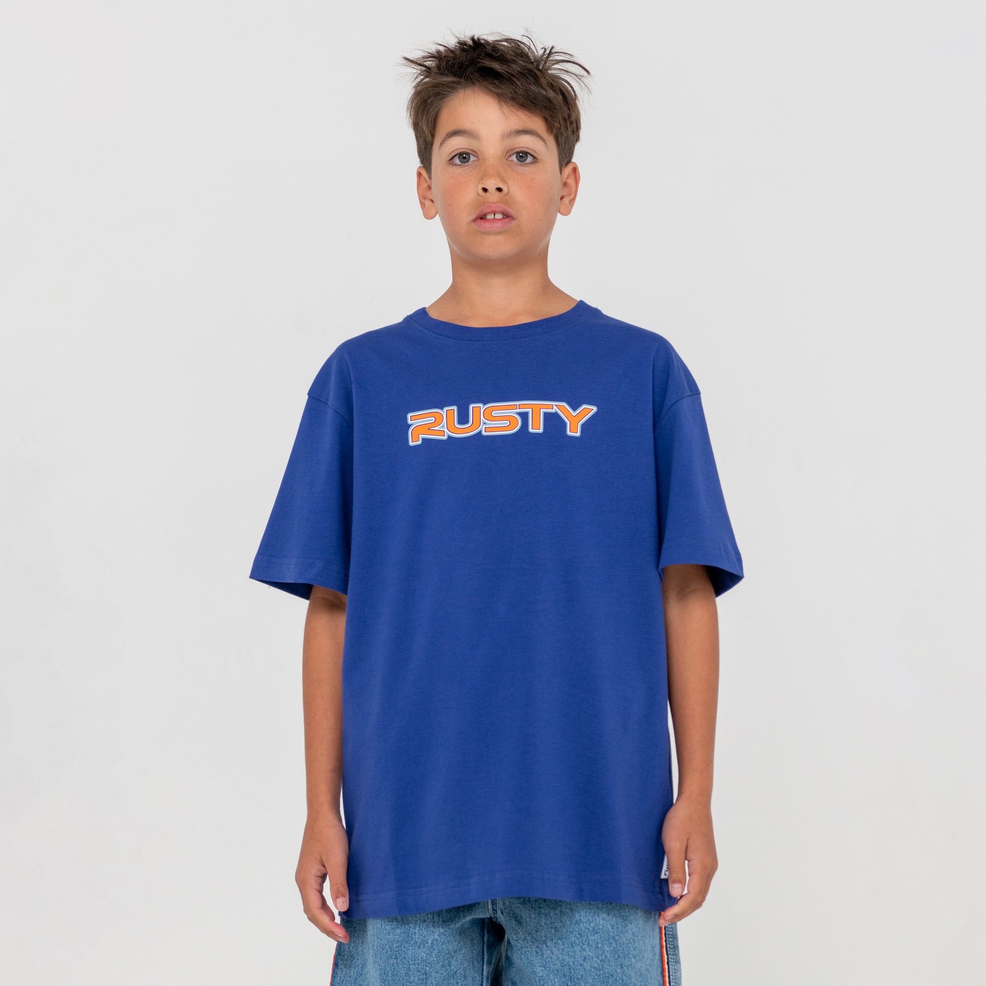 Remera Rusty You Know Jr Marazine Blue