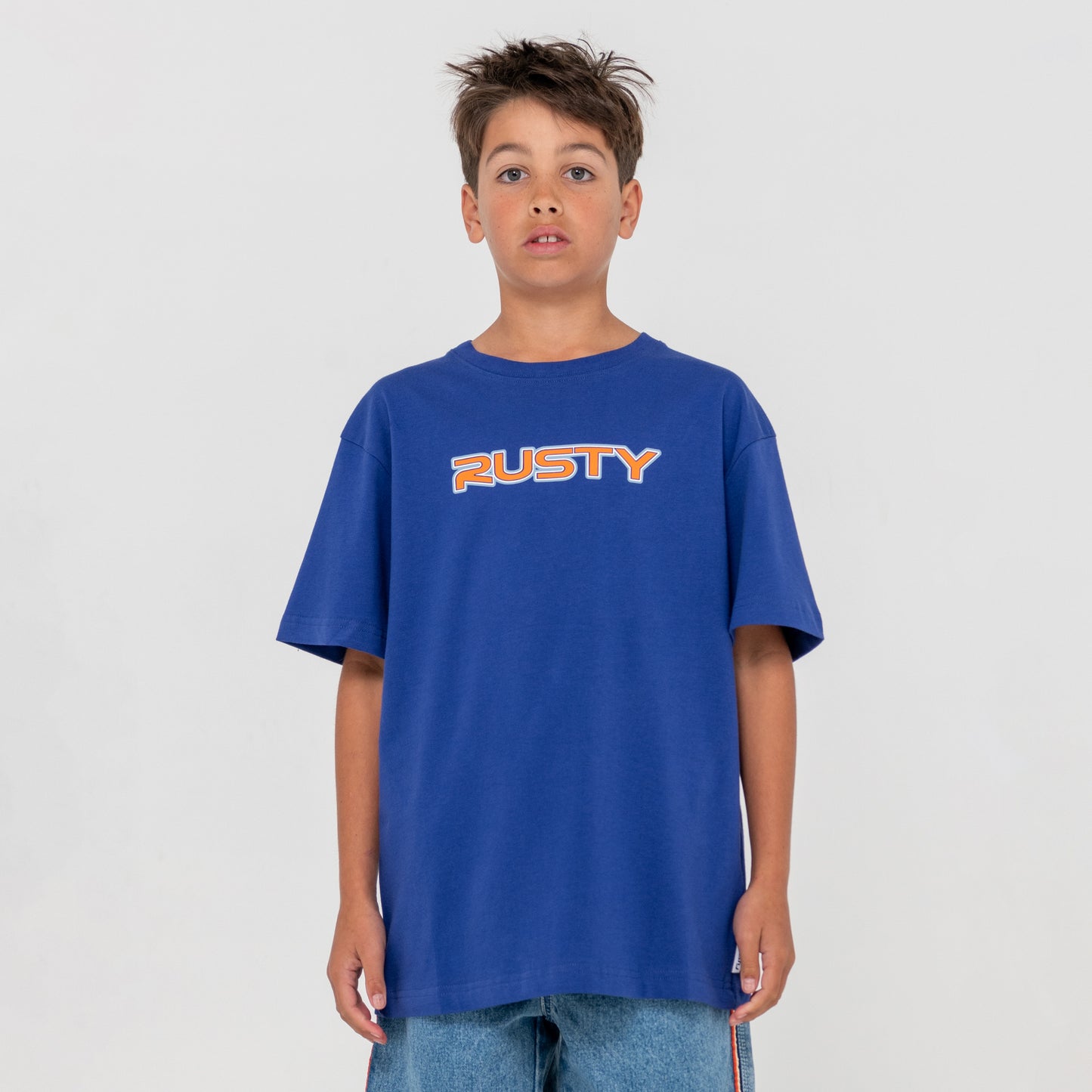 Remera Rusty You Know Jr Marazine Blue