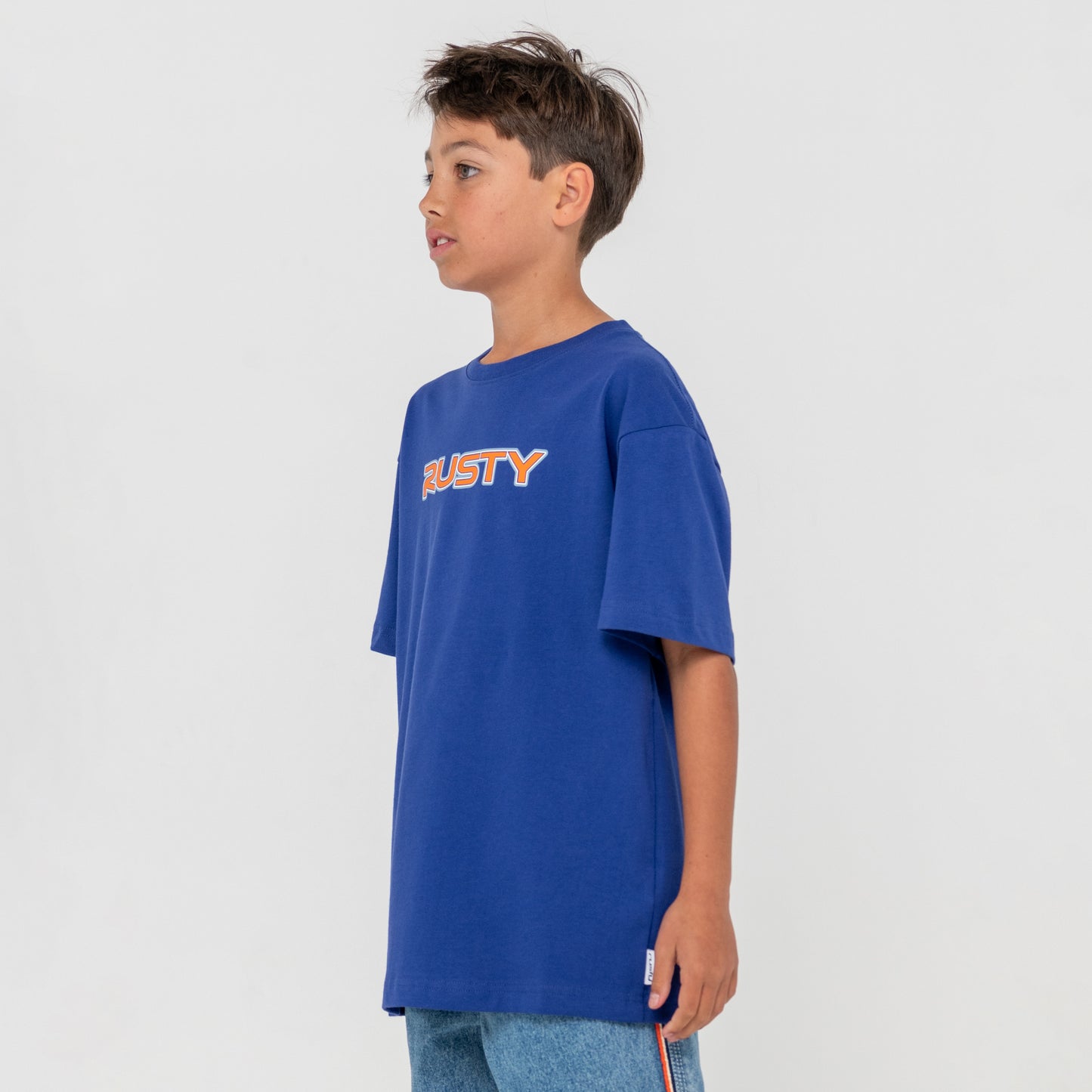 Remera Rusty You Know Jr Marazine Blue