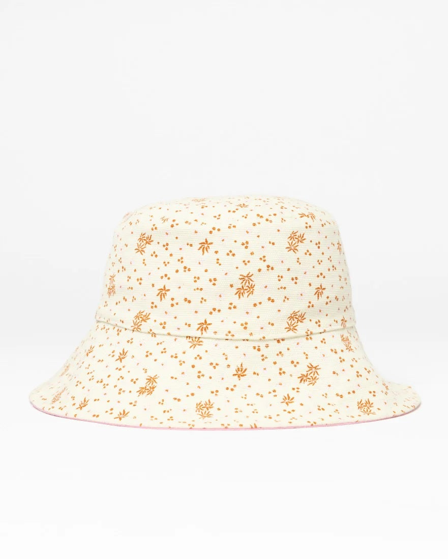 Pilusos Rusty Spring Time Reversible Bucket Hat* Pink Diamond