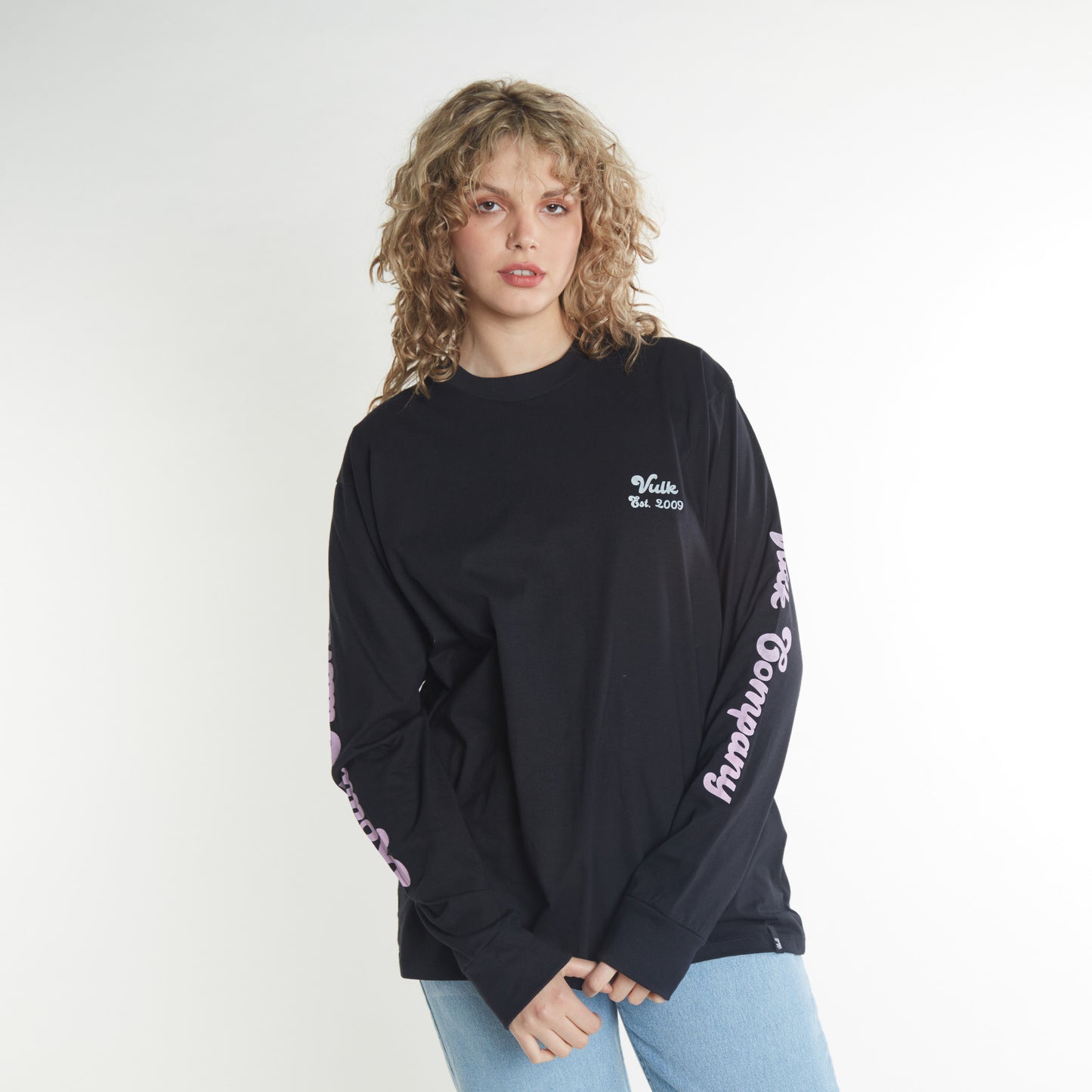 Remera Ml Vulk Road Ls Tee Black