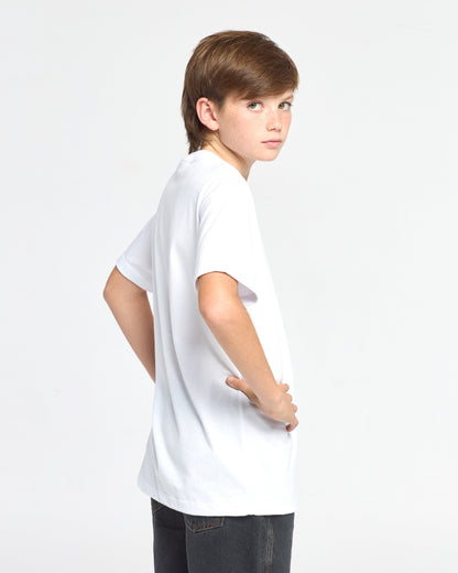 Remera Mc Rusty Wild Peace Tee St Jr White