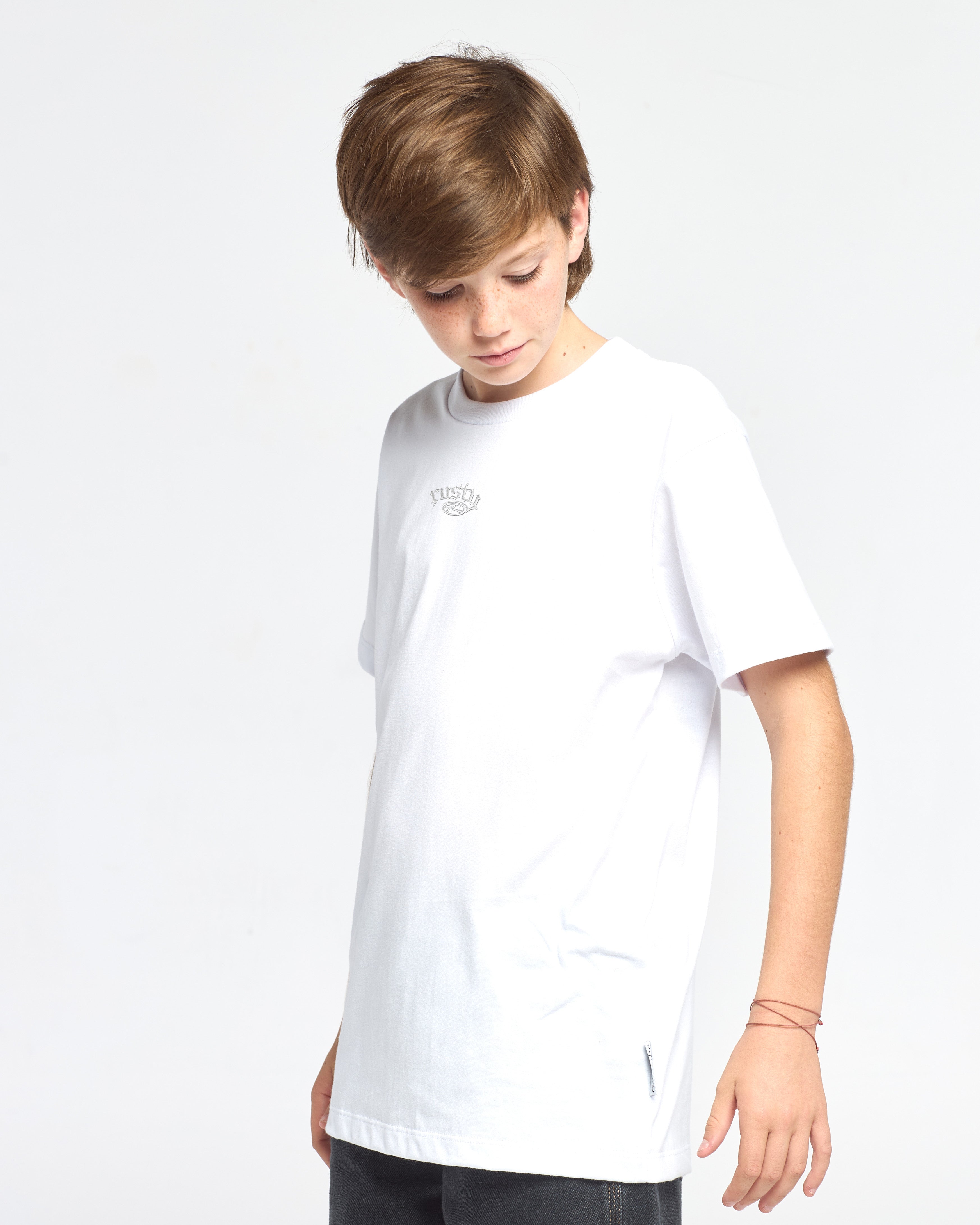Remera Mc Rusty Wild Peace Tee St Jr White