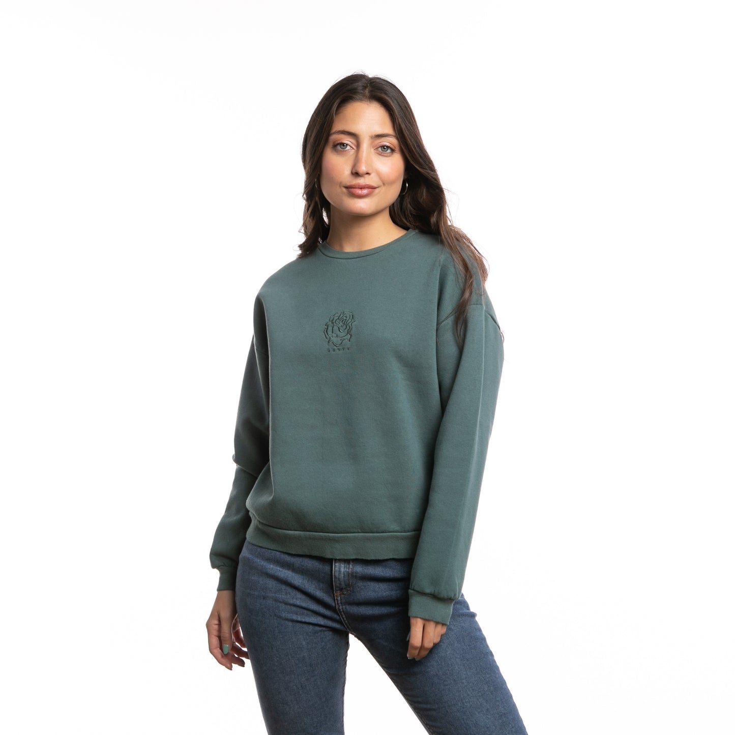 Remera Rustys Botanical Rose Long Sleeve Relaxed