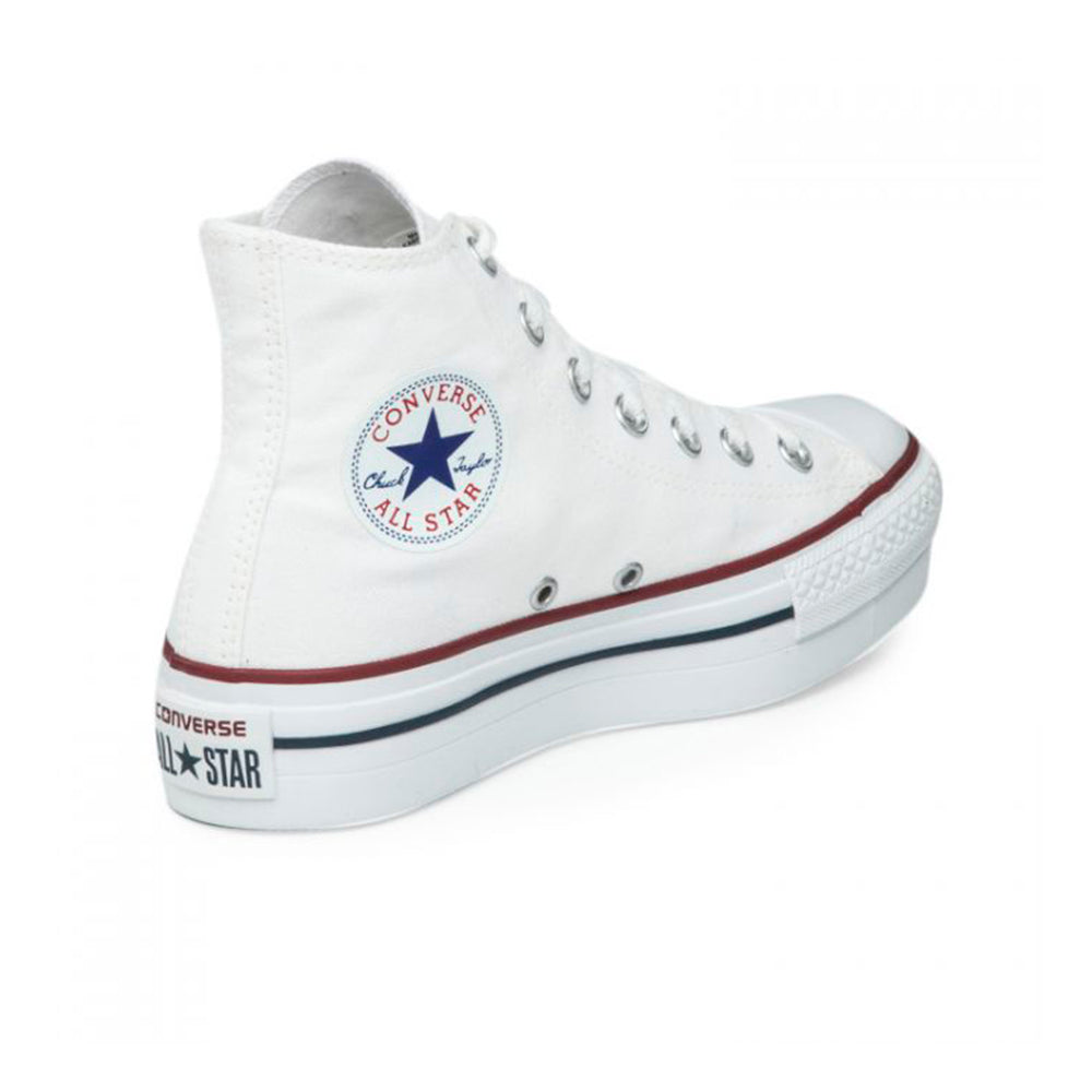 converse plataforma blanca