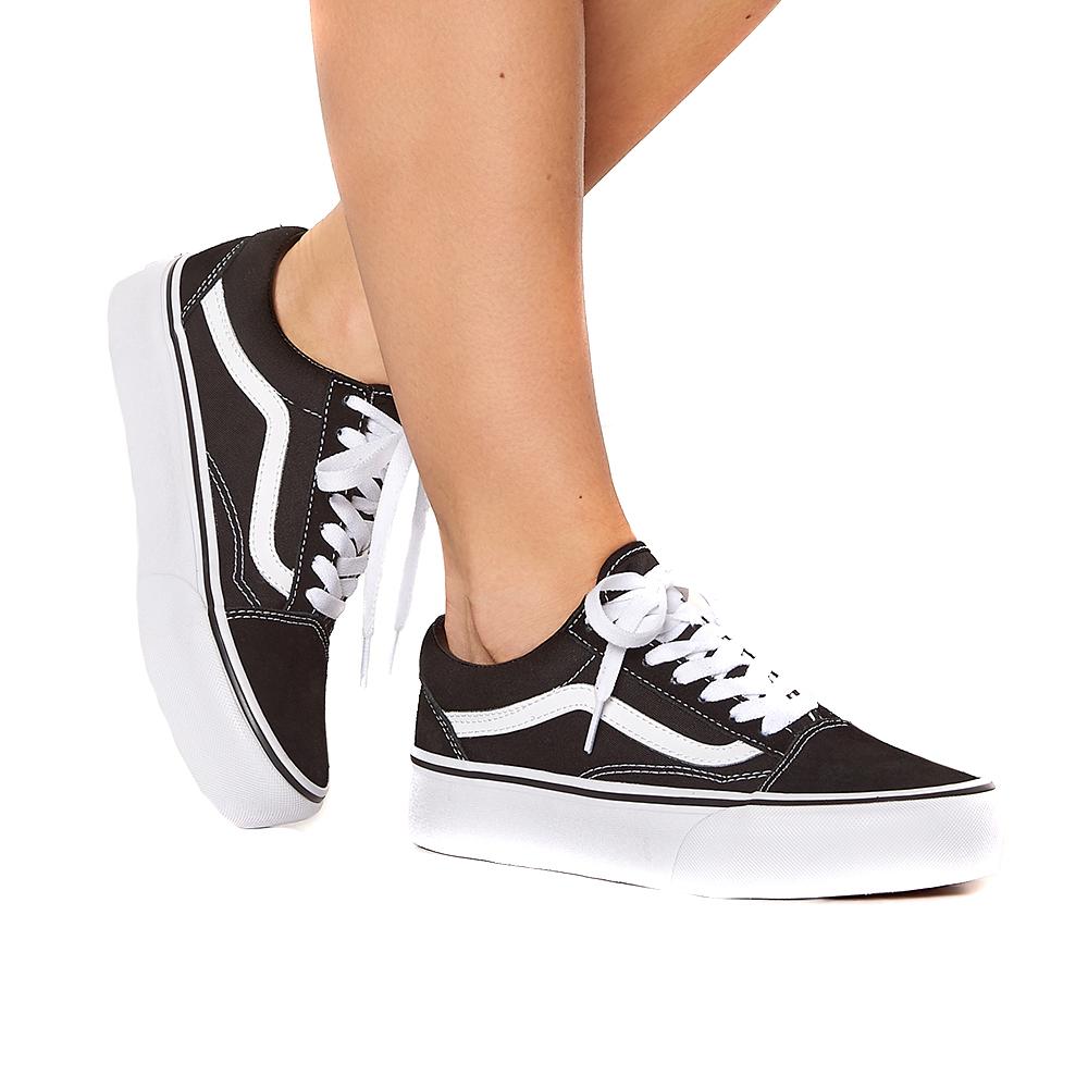 Zapatillas Vans Old Skool Platform Negras