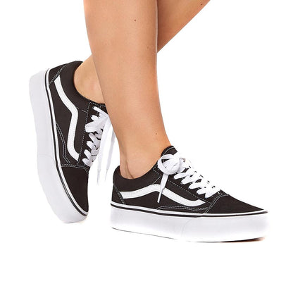Zapatillas Vans Old Skool Platform Negras